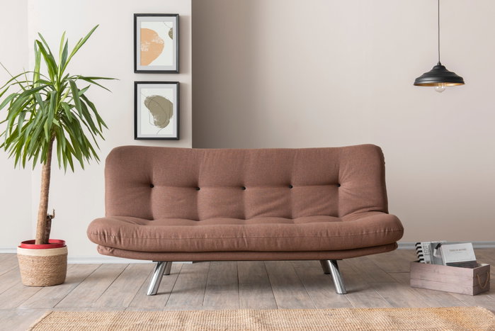 Atelier Del Sofa Misa Small Sofabed - Marrón claro